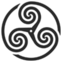 Grey Wheeled Triskelion1 icon